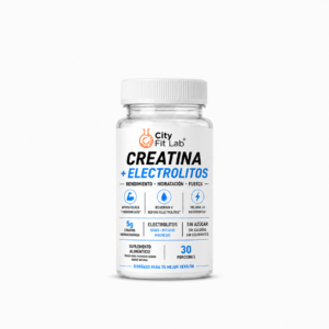 Creatina + Electrolitos - Fuerza · Hidratación · Masa muscular