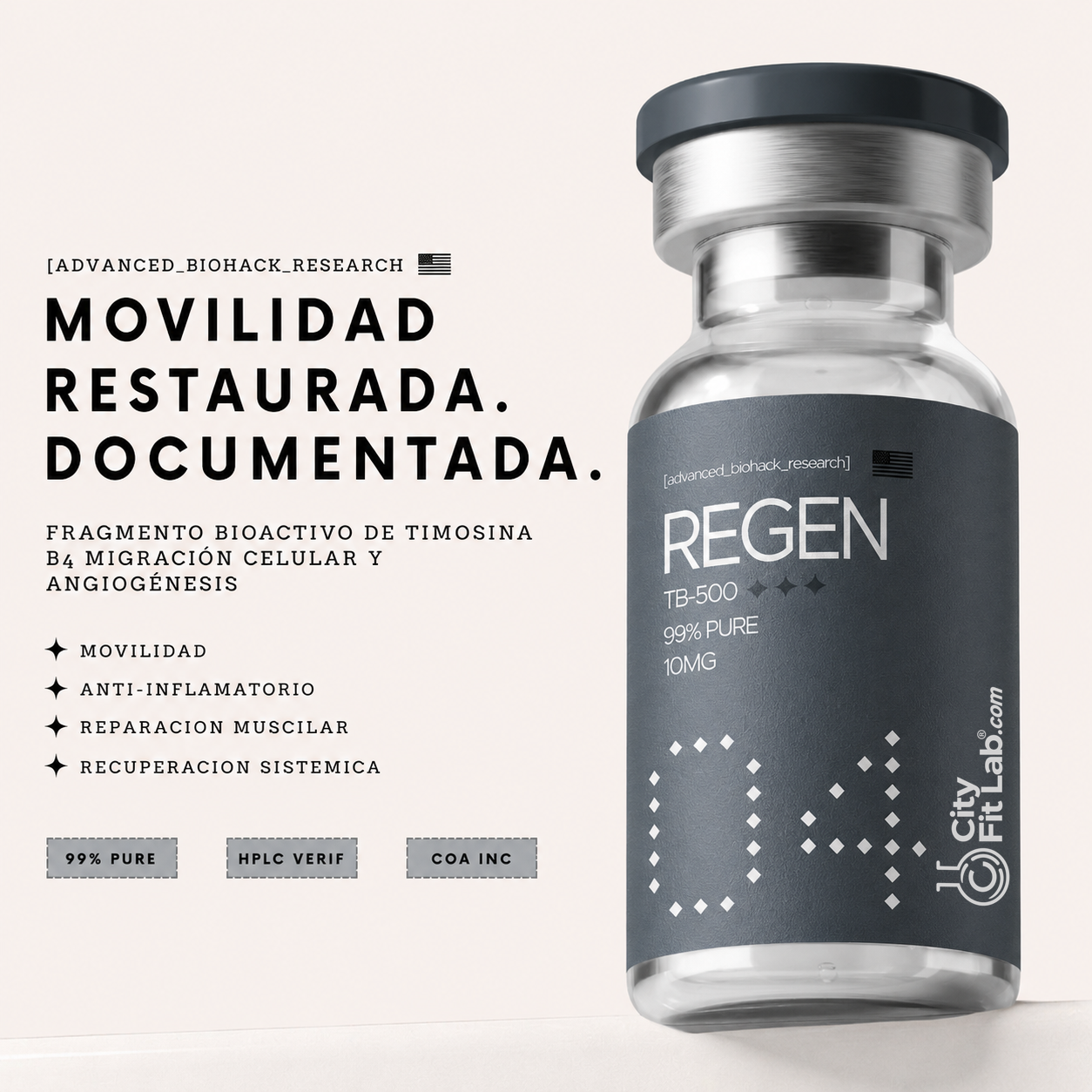 TB-500 10mg - Cambio · Reparación · Recuperación - Image 3
