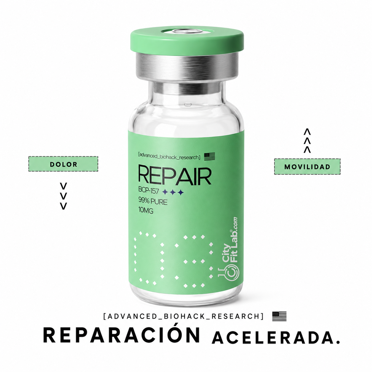 BPC-157 10mg - Recuperación · Regeneración · Reparación - Image 3
