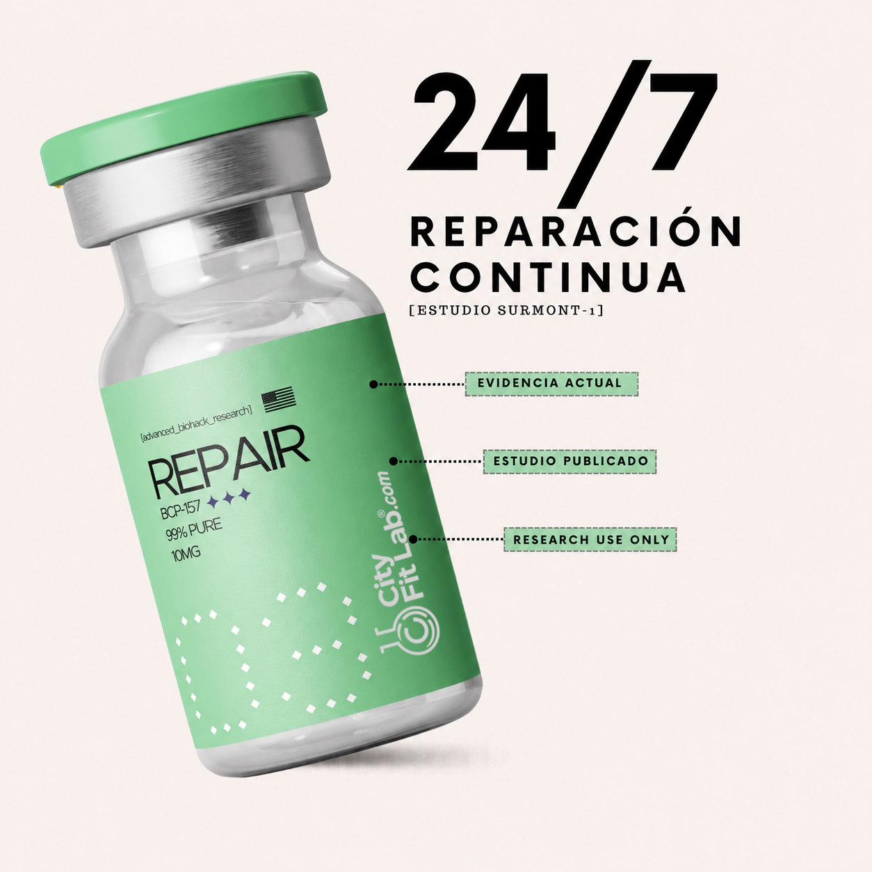 BPC-157 10mg - Recuperación · Regeneración · Reparación - Image 4